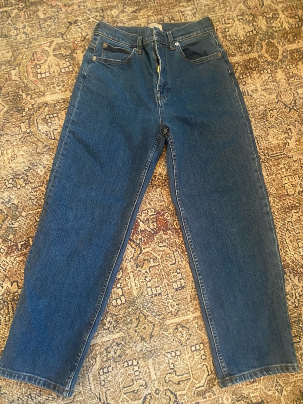 Everlane Women's Dark Blue Ankle Jeans